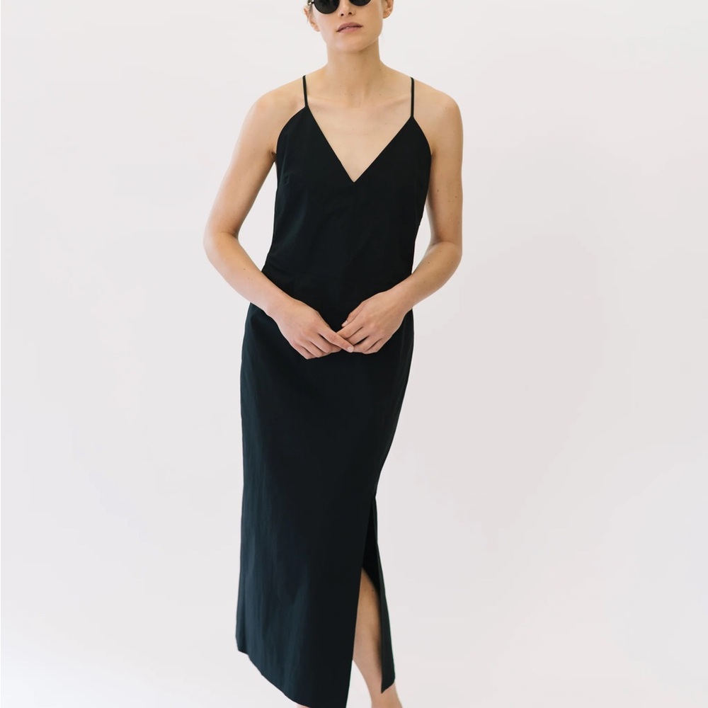 Epoque Evolution eclipse cami dress 
Elegant Black Maxi/midi Dress